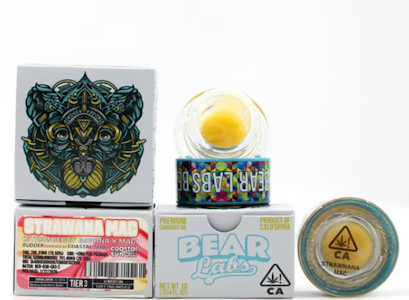 BEAR LABS - Bear Labs x Coastal Sun T3 Budder 1g Strawnana Mac