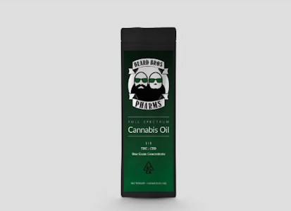 BEARD BROS PHARMS - Beard Bros Pharms | RSO 1:1 CBD | Full Spectrum Oil Syringe | 1g