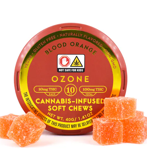 [REC] Ozone | Blood Orange | 100mg/10pk Soft Chews