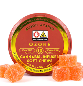 OZONE - Ozone | Blood Orange | 100mg/10pk Soft Chews