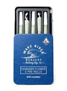 Wave Rider - Wave Rider 5pk Prerolls 2.5g Alien OG