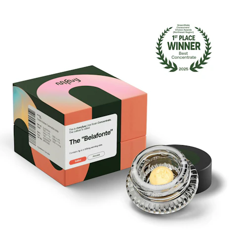 MFNY - #15 The Belafonte -Sativa- 66.74% THC | 1g Live Resin Badder (Concentrate) | MFNY -  tf1