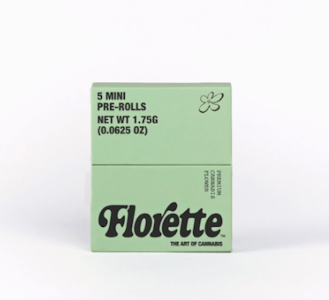 FLORETTE - Florette | Black Maple | 5pk Mini pre-rolls| Hybrid