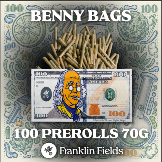 Franklin Fields - Hollywood Runtz Money Bags .7g Preroll Multipack 70g
