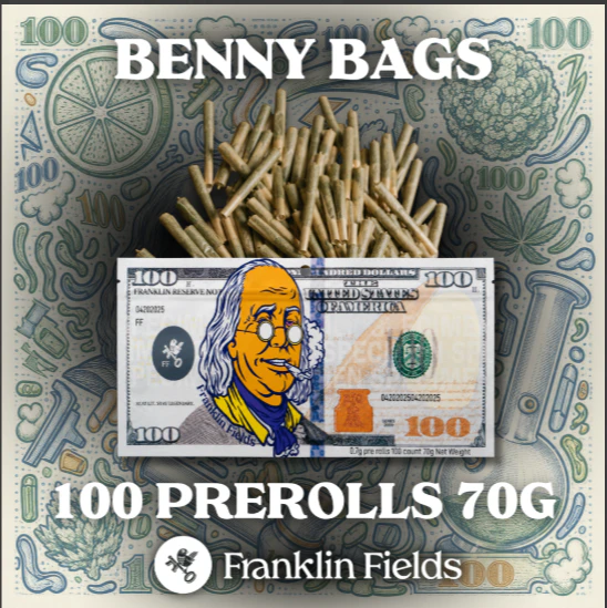 Franklin Fields - Franklin Fields - Hollywood Runtz Money Bags .7g Preroll Multipack 70g Main Image