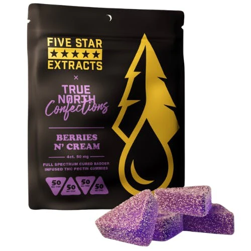 FIVE STAR EXTRACTS BY: TRUE NORTH COLLECTIVE - Berries & Cream (Full Spectrum) Main Image