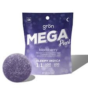 Grön Edibles -  Gron | Blackberry - 1:1 THC: CBN - Mega Pearl | [I] 