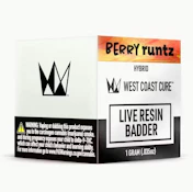 West Coast Cure - Badder - Hybrid - Berry Runtz - (1g)