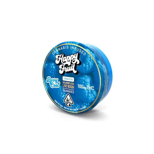 Happy Fruit - HAPPY FRUIT - Berry Cool - Live Rosin - Gummies - 100MG Main Image