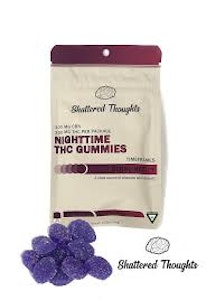 SHATTERED THOUGHTS - Berry Medley - 200mg 2:1 THC:CBN Nighttime Gummies by Shattered Thoughts