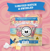 Beachtime Betty's Strawberry Lemonade Swirl 10pk Fruit Chews - 100mg