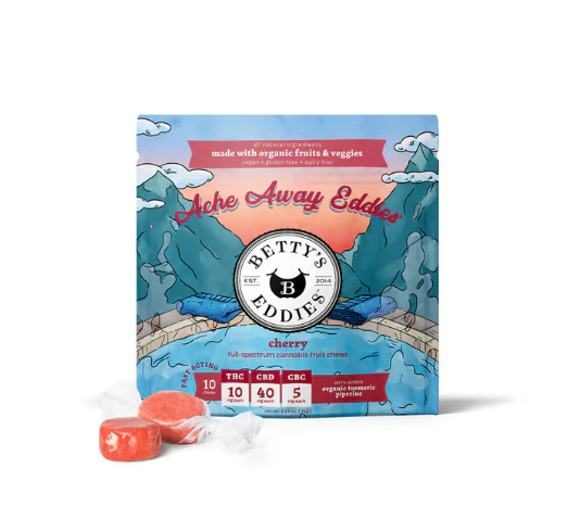 Betty's Eddies - Betty's Eddies | Taffy (10ct) | Cherry 1:4:5 THC:CBD:CBC | 100mg Main Image