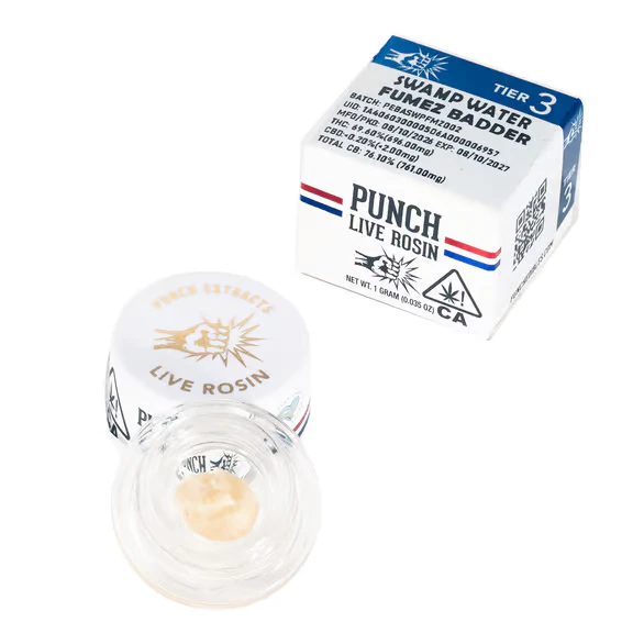 Punch Edibles & Extracts - Punch - Tier 3 - Live Rosin - Swamp Water Fumez - 1G Main Image