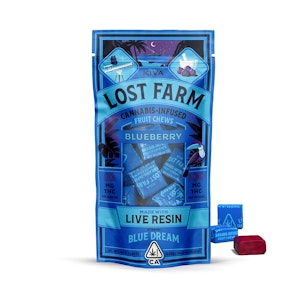 Lost Farms - Lost Farm Chews - Blueberry Blue Dream - Live Resin - 100mg