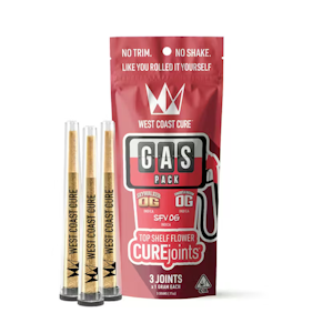 WEST COAST CURE - West Coast Cure | Gas Pack 3g - Top Shelf CUREjoint Variety 3pk