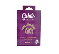 GELATO: Grand Daddy Purp 1g Classics Vape Cart (I)