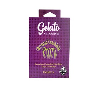 Gelato - GELATO: Grand Daddy Purp 1g Classics Vape Cart (I)