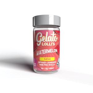 GELATO - Gelato - Lollis - Watermelon Gelato - Infused Preroll Packs - 5pk - 3g