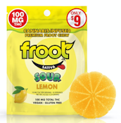 Froot Gummy Singles - Sour Lemon 100mg