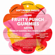 Soft Power Sweets - Fruity Punch - Gummy - 4 x 25mg THC + 5mg CBG