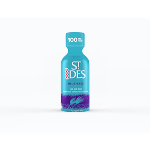 St. Ides - Blue Razz 100mg 4oz Drink