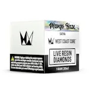 [West Coast Cure] Live Resin Diamonds - 1g - Mango Haze (S)