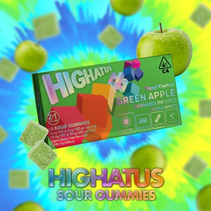 CBX - CBX - Green Apple - 100pk Highatus Gummies - 10pk