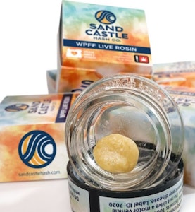 Sand Castle - Gas Drop, 6 Star Live Rosin, 1g