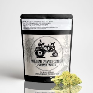 Back Home Cannabis Company - Back Home Cannabis Company - Northern Lights - 3.5g - Flower