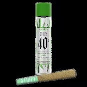 STIIIZY 40's Strawnana Infused Preroll (H) 1g
