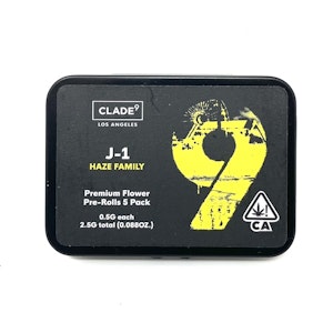 CLADE9 - CLADE9: J-1 5PK PRE-ROLLS 2.5G