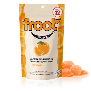 Froot - Froot - 100mg Gummies - Orange Tangie