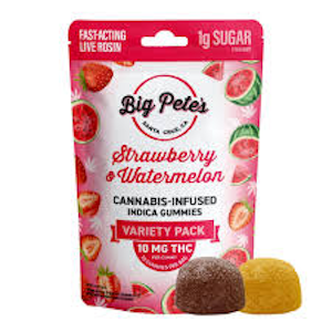 BIG PETES - BIG PETES | STRAWBERRY & WATERMELON ROSIN - 10PK | EDIBLE | 100MG