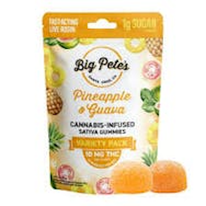 BIG PETES - BIG PETES | PINEAPPLE & GUAVA ROSIN - 10PK | EDIBLE | 100MG