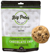 BIG PETES | SATIVA CHOCOLATE CHIP - 10PK | EDIBLE | 100MG