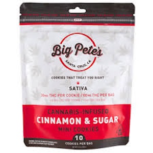 BIG PETES - BIG PETES | INDICA CINNAMON & SUGAR - 10PK | EDIBLE | 100MG