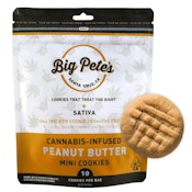 Mini Peanut Butter Cookies | 10pk | 200mg