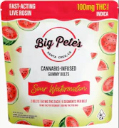 Big Pete's - 2pk 100mg Rosin Sour Belts - Sour Watermelon
