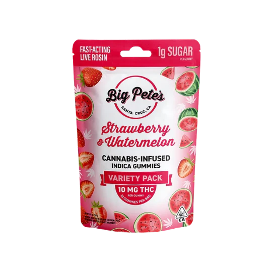 Big Pete's Treats - Big Pete's - 100mg Gummies - Strawberry & Watermelon  Main Image