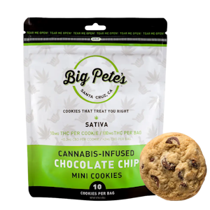BIG PETE'S TREATS - Chocolate Chip (S) | 10mg 10pk Cookies | Big Pete's Treats