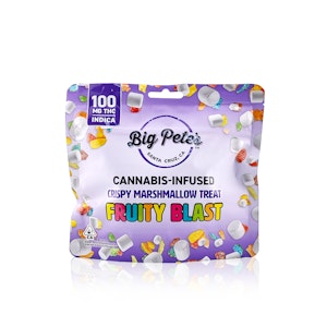 BIG PETES - BIG PETES - Edible - Fruity Blast - Crispy Marshmallow Treat - 100MG