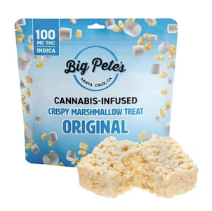 BIG PETE'S TREATS - Big Pete's - Indica - Original - Crispy Marshmallow Treat - (100mg)