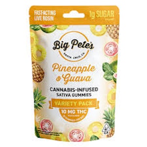 BIG PETES - BIG PETES | PINEAPPLE & GUAVA ROSIN - 10PK | EDIBLE | 100MG