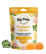 Big Pete's - Pineapple & Guava - Live Rosin Gummies - 10Pk -100MG