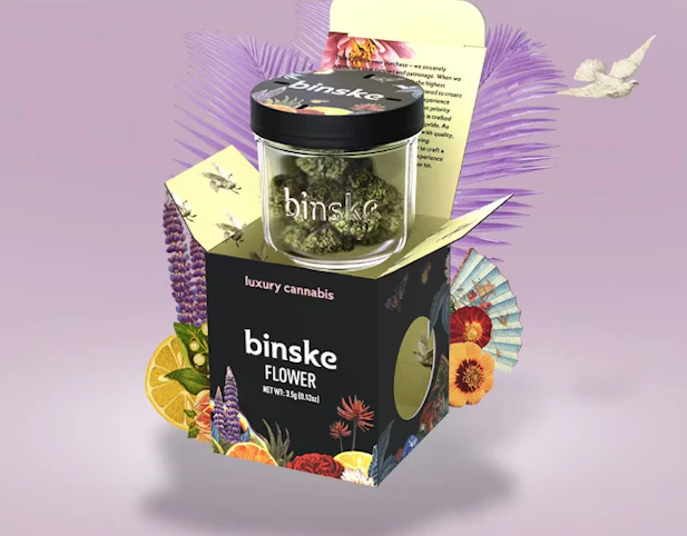 BINSKE - Lemonberry Parfait -Hybrid- 31.97% THC | 3.5g (Flower) | Binske    -f01