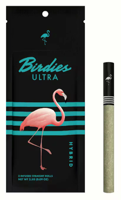 Birdies - Birdies Ultra THCa Infused Preroll Hybrid - 3 pack - PROMO Main Image
