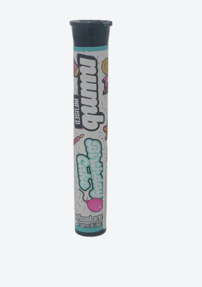 Nub - Numb-Infused-Birthday Cake-Hybrid-Pre Roll-1.2G-42.62% Main Image