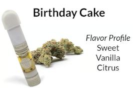 Tribe Tokes- 1G CBD Vape Cart- Birthday Cake - Hybrid