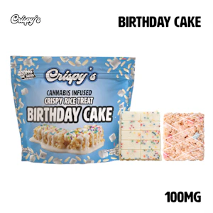 Crispys - Crispys | Crispy Bar | Birthday Cake | 100mg