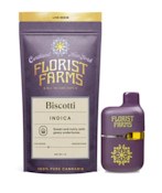 Florist Farms | Biscotti  | Live Resin All-In-One Vape | 1g